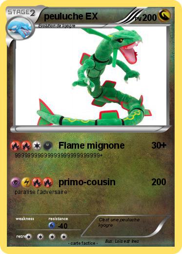 Pokemon peuluche EX