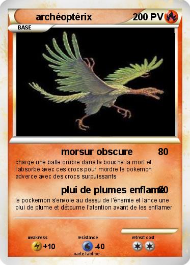 Pokemon archéoptérix