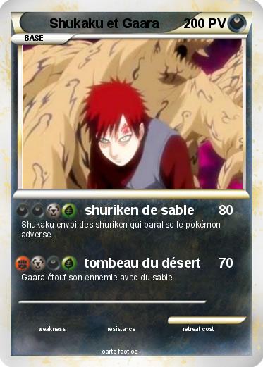 Pokemon Shukaku et Gaara