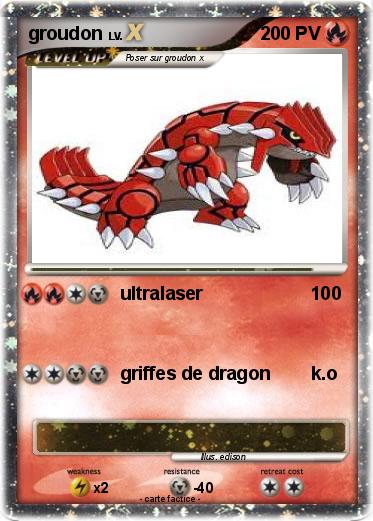 Pokemon groudon