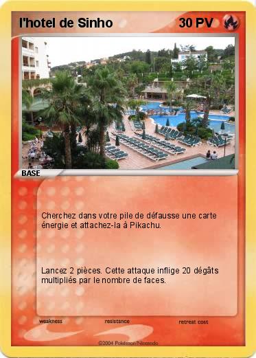 Pokemon l'hotel de Sinho