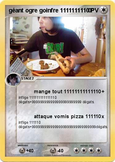 Pokemon géant ogre goinfre 1111111     0