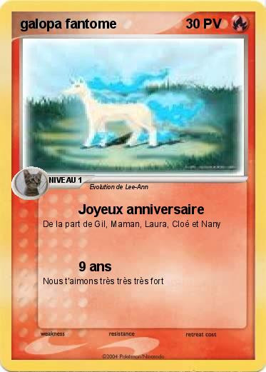 Pokemon galopa fantome