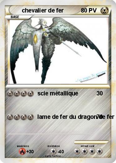 Pokemon chevalier de fer
