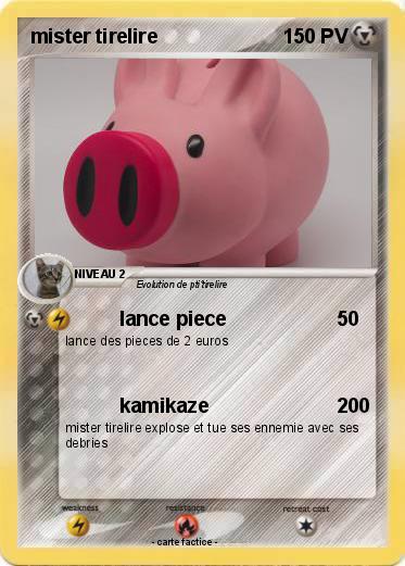 Pokemon mister tirelire