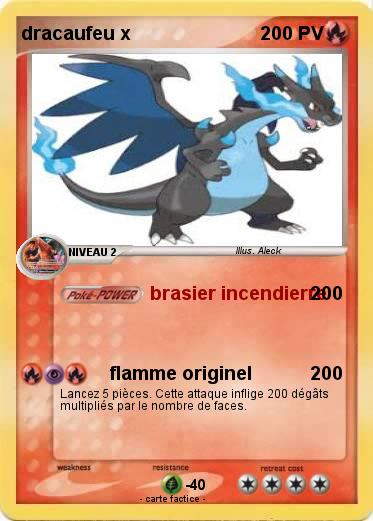 Pokemon dracaufeu x