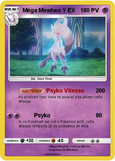 Pokemon Méga Mewtwo Y EX