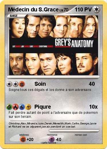 Pokemon Médecin du S.Grace
