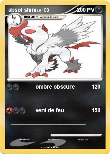 Pokemon absol shini
