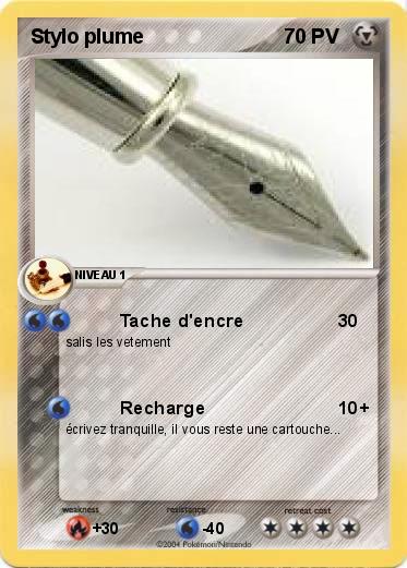 Pokemon Stylo plume