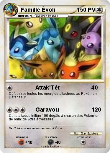 Pokemon Famille Évoli