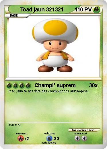 Pokemon Toad jaun 321321