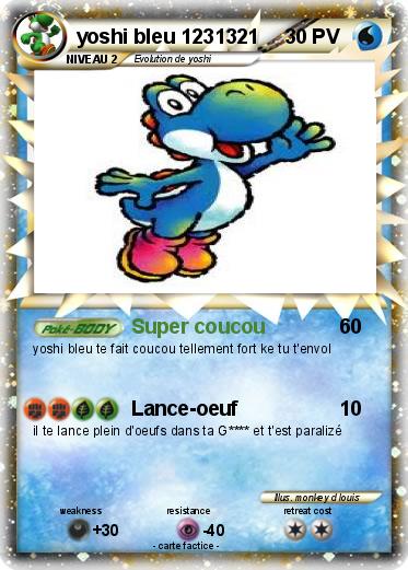 Pokemon yoshi bleu 1231321