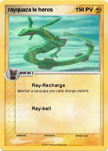 Pokemon rayquaza le heros