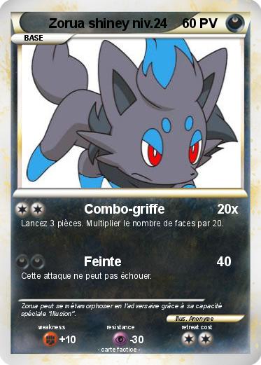 Pokemon Zorua shiney niv.24
