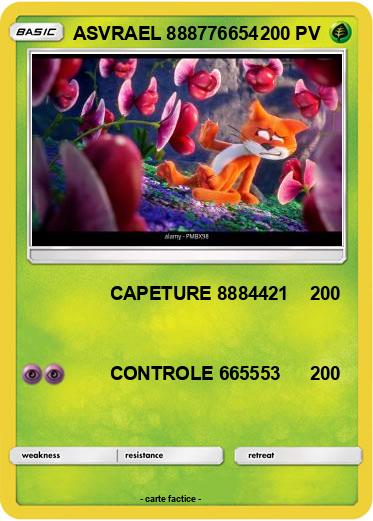 Pokemon ASVRAEL 888776654