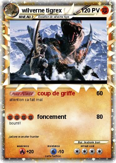 Pokemon wilverne tigrex
