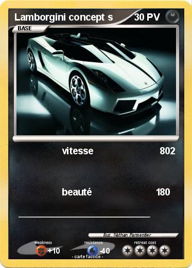 Pokemon Lamborgini concept s