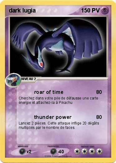 Pokemon dark lugia