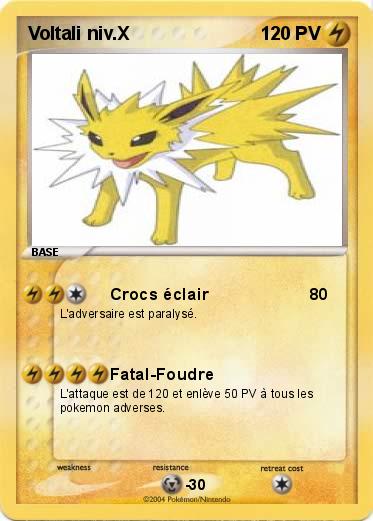 Pokemon Voltali niv.X