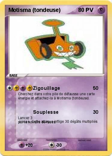 Pokemon Motisma (tondeuse)