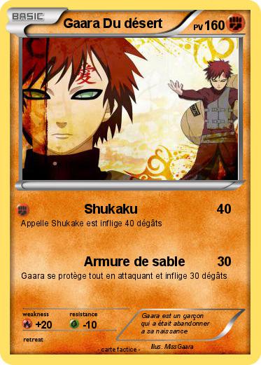 Pokemon Gaara Du désert
