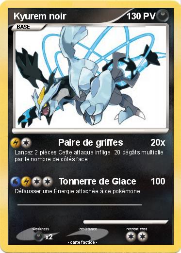 Pokemon Kyurem noir