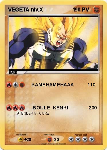 Pokemon VEGETA niv.X                    1
