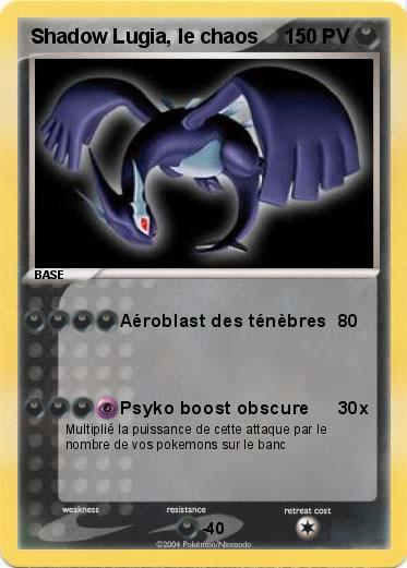 Pokemon Shadow Lugia, le chaos