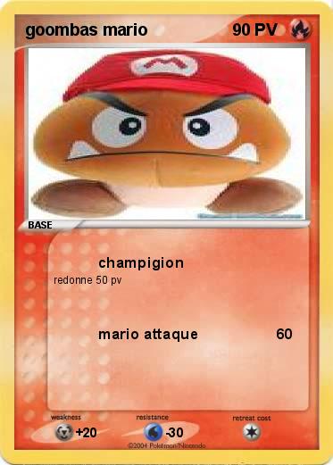 Pokemon goombas mario       