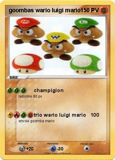 Pokemon goombas wario luigi mario       