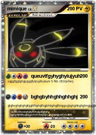 Pokemon mimique