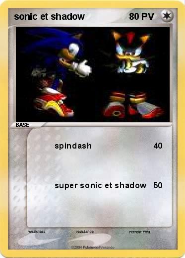 Pokemon sonic et shadow