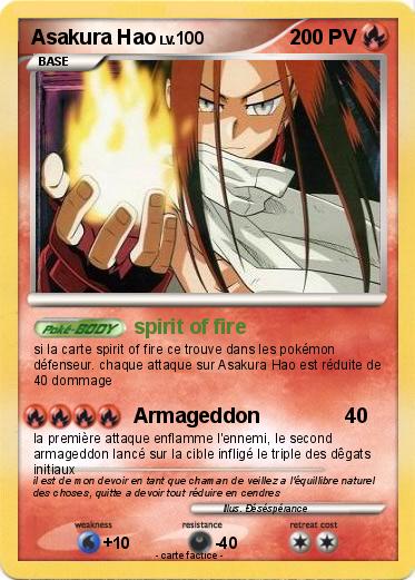 Pokemon Asakura Hao