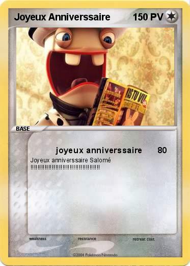 Pokemon Joyeux Anniverssaire