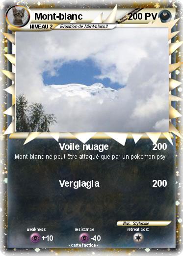 Pokemon Mont-blanc