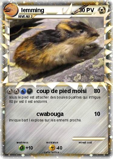 Pokemon lemming
