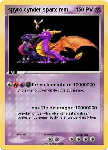 Pokemon spyro cynder sparx rem
