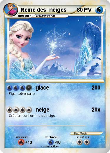 Pokemon Reine des  neiges