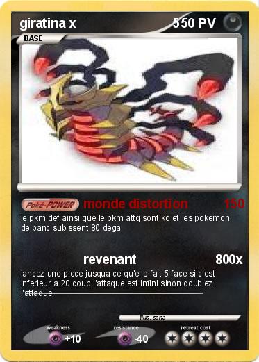 Pokemon giratina x                           5