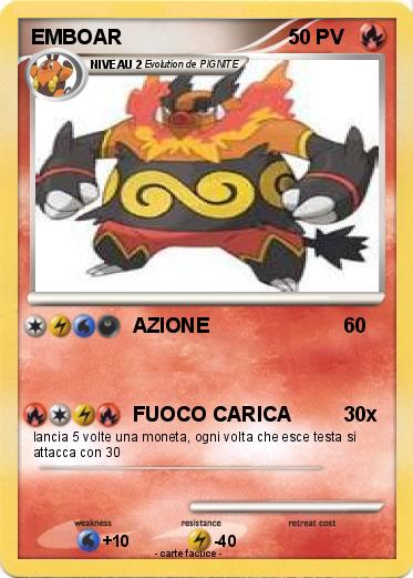 Pokemon EMBOAR