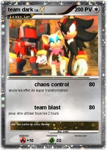 Pokemon team dark