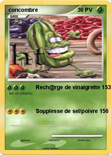 Pokemon concombre