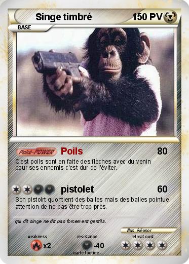 Pokemon Singe timbré