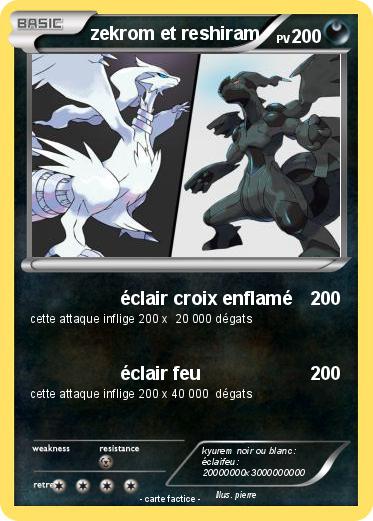 Pokemon zekrom et reshiram