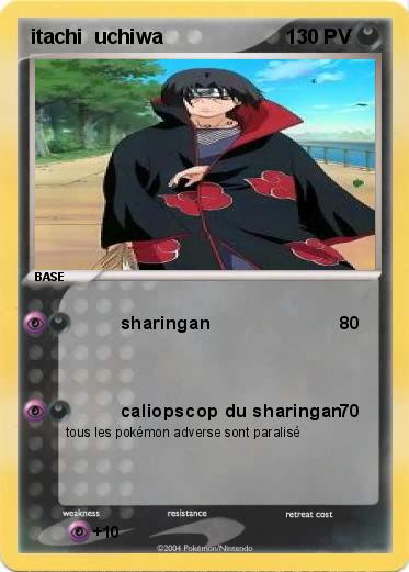 Pokemon itachi  uchiwa