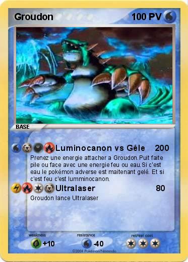 Pokemon Groudon                               
