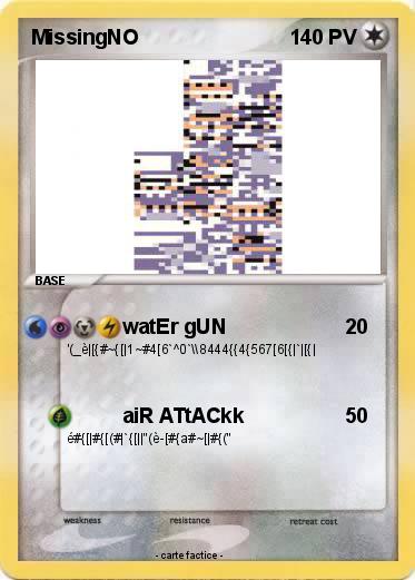 Pokemon MissingNO