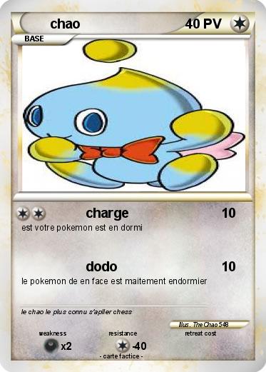 Pokemon chao