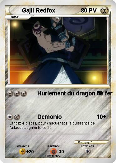 Pokemon Gajil Redfox